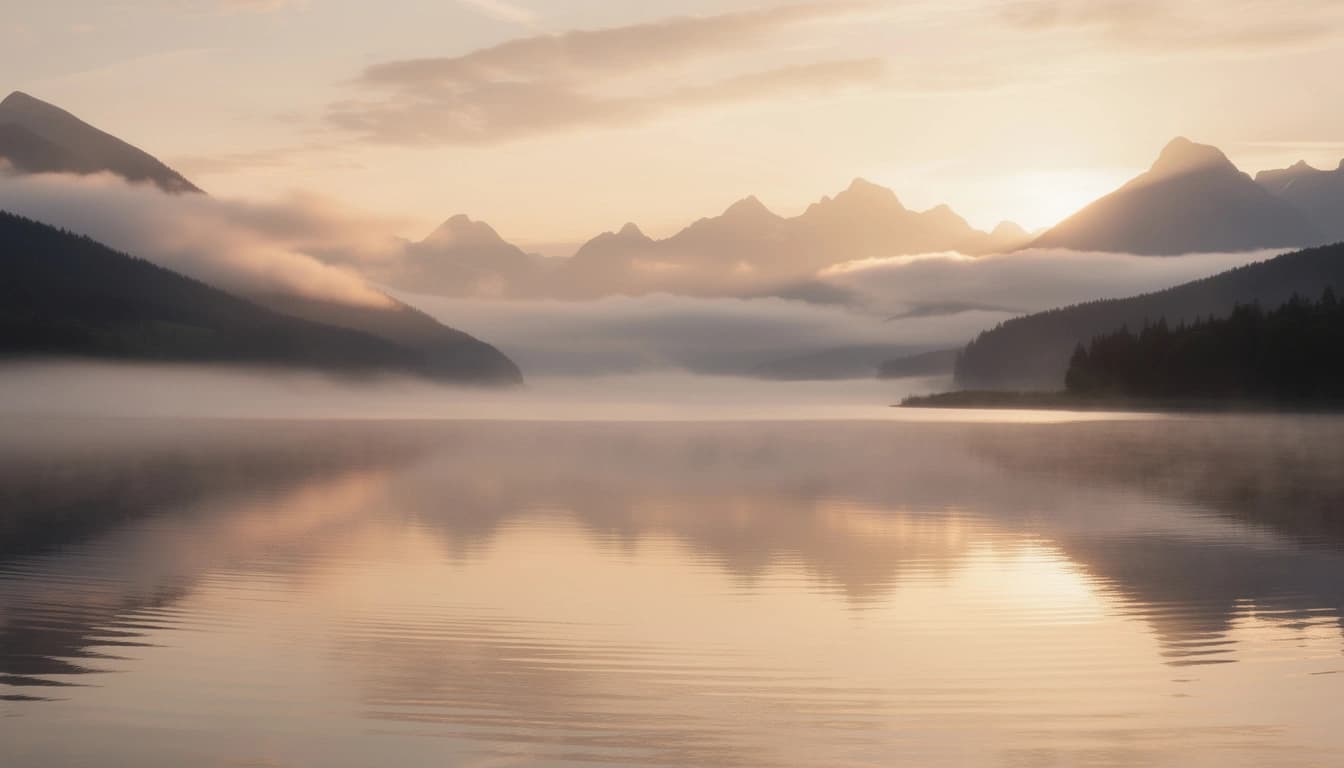 Natural horizon at dawn representing imagination and future possibilities